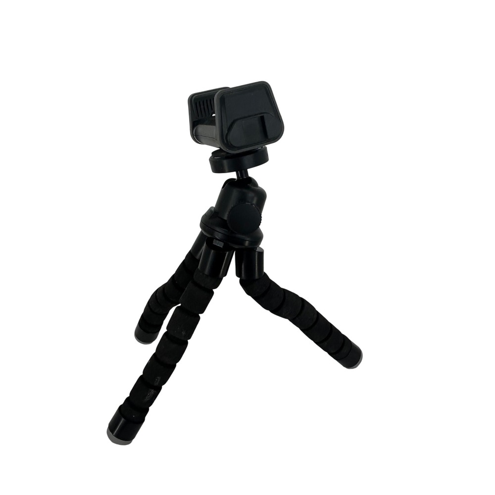 Flexible Octopus Tripod Stand for Smartphone and Camera Black Vlogging Mount